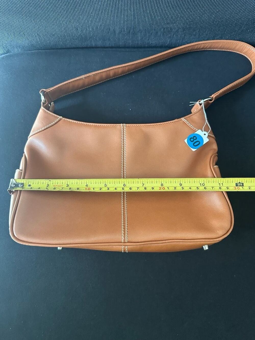 No.80 Talbots Brown Leather Small Shoulder Bag